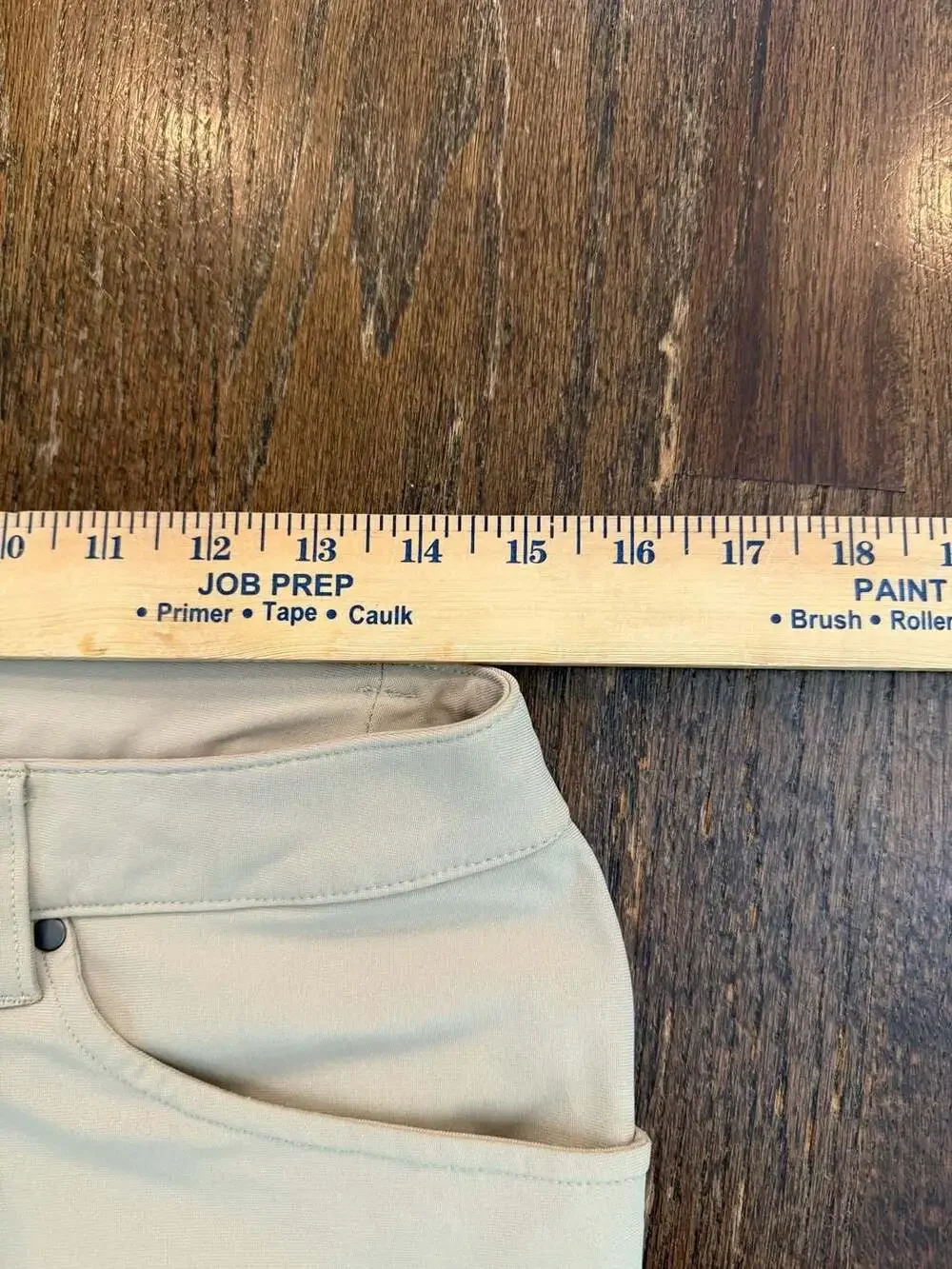 Lululemon ABC Slim Fit 5-Pocket Tech Pant Khaki Beige